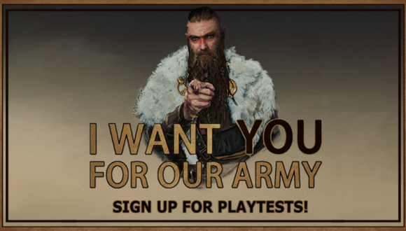 Vikings, sign up for playtests!